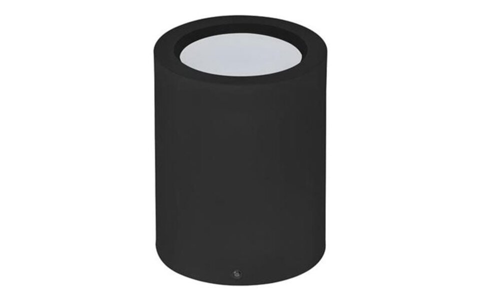 HLW LED LED Downlight - Surface Mounted Round High XL 10W - Natural White 4200K - Matte Black Aluminum - Ø140mm