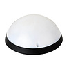 LED ceiling light bathroom 12W matte black IP54 800 lm