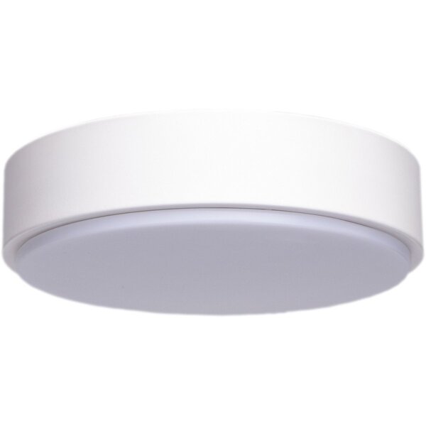 HLW LED LED Plafondlamp - Aigi Santi - Opbouw Rond 12W - Warm Wit 3000K - Mat Wit Aluminium HLW LED LED Plafondlamp - Aigi Santi - Opbouw Rond 12W - Warm Wit 3000K - Mat Wit Aluminium