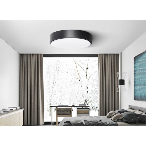 HLW LED LED Plafondlamp - Aigi Santi - Opbouw Rond 12W - Warm Wit 3000K - Mat Wit Aluminium HLW LED LED Plafondlamp - Aigi Santi - Opbouw Rond 12W - Warm Wit 3000K - Mat Wit Aluminium