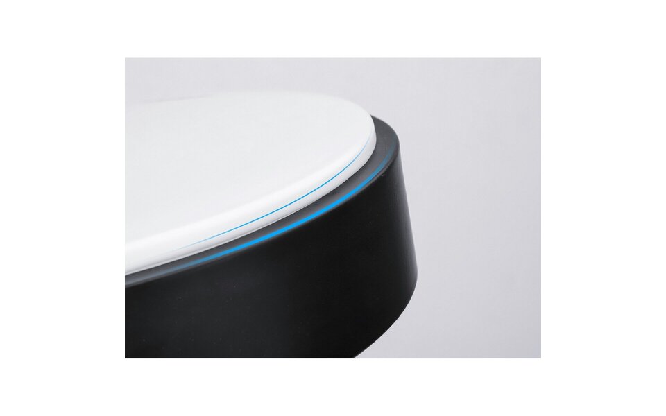 HLW LED LED Plafondlamp - Aigi Santi - Opbouw Rond 12W - Warm Wit 3000K - Mat Wit Aluminium