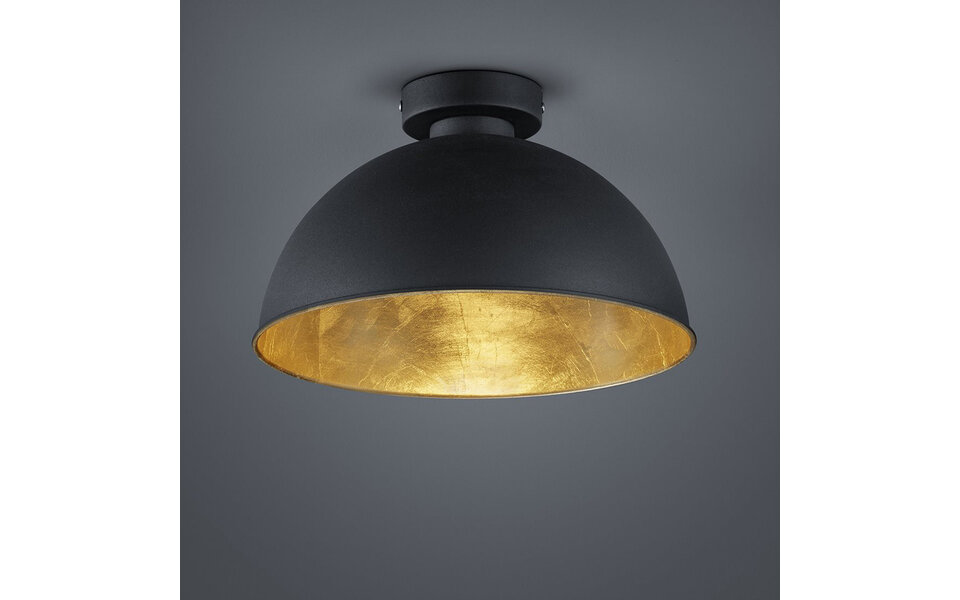 HLW LED LED Ceiling Lamp - Ceiling Lighting - Trion Jin - E27 Fitting - Round - Matte Black - Aluminum HLW LED LED Ceiling Lamp - Ceiling Lighting - Trion Jin - E27 Fitting - Round - Matte Black - Aluminum