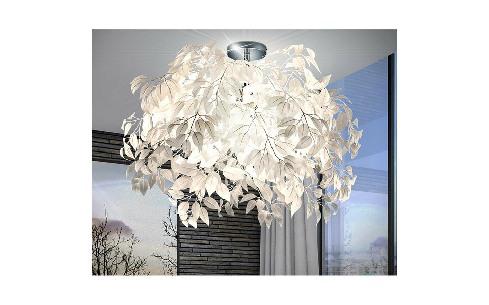 HLW LED LED Plafondlamp - Plafondverlichting - Trion Lovy - E14 Fitting - 3-lichts - Rond - Glans Chroom - Aluminium