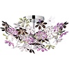 Trion Flowy LED ceiling light 4xE14 gloss chrome