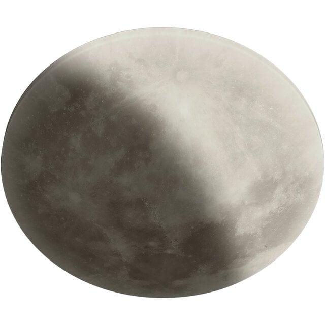 HLW LED LED Plafondlamp - Trion Maan - 22W - Warm Wit 3000K - Dimbaar - Afstandsbediening - Rond - Mat Wit HLW LED LED Plafondlamp - Trion Maan - 22W - Warm Wit 3000K - Dimbaar - Afstandsbediening - Rond - Mat Wit