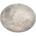 LED Ceiling Light - Trion Moon - 40W - Warm White 3000K - Dimmable - Remote Control - Round - Matte White