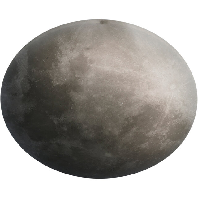 HLW LED LED Ceiling Light - Trion Moon - 40W - Warm White 3000K - Dimmable - Remote Control - Round - Matte White