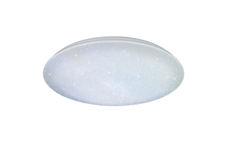 HLW LED LED Plafondlamp - Trion Kilomu - 80W - Aanpasbare Kleur - Dimbaar - Afstandsbediening - Rond - Mat Wit