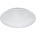 LED Plafondlamp - Trion Ster - 27W - Aanpasbare Kleur - Dimbaar - Afstandsbediening - Sterlicht - Rond - Mat Wit - Kunststof LED Plafondlamp - Trion Ster - 27W - Aanpasbare Kleur - Dimbaar - Afstandsbediening - Sterlicht - Rond - Mat Wit - Kunststof
