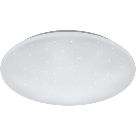LED Plafondlamp - Trion Ster - 27W - Aanpasbare Kleur - Dimbaar - Afstandsbediening - Sterlicht - Rond - Mat Wit - Kunststof LED Plafondlamp - Trion Ster - 27W - Aanpasbare Kleur - Dimbaar - Afstandsbediening - Sterlicht - Rond - Mat Wit - Kunststof