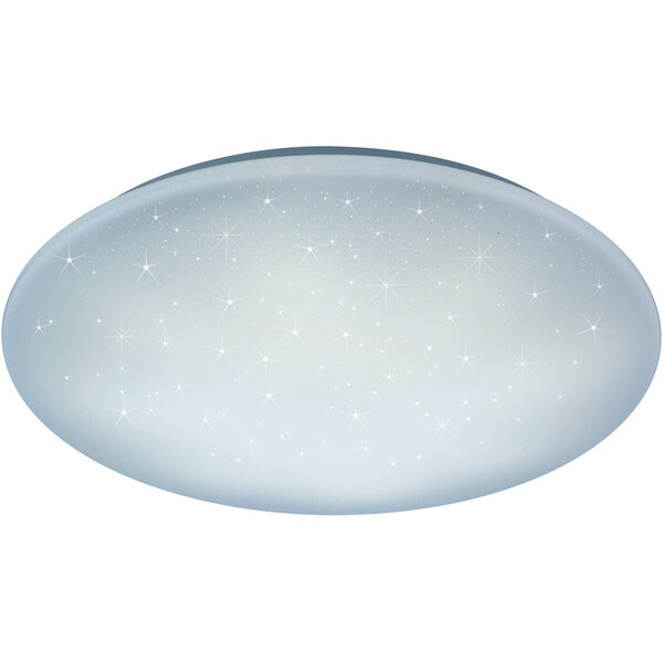 HLW LED LED Plafondlamp - Trion Ster - 27W - Aanpasbare Kleur - Dimbaar - Afstandsbediening - Sterlicht - Rond - Mat Wit - Kunststof HLW LED LED Plafondlamp - Trion Ster - 27W - Aanpasbare Kleur - Dimbaar - Afstandsbediening - Sterlicht - Rond - Mat Wit - Kunststof