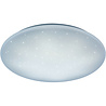 HLW LED LED Ceiling Light - Trion Star - 27W - Adjustable Color - Dimmable - Remote Control - Star Light - Round - Matte White - Plastic