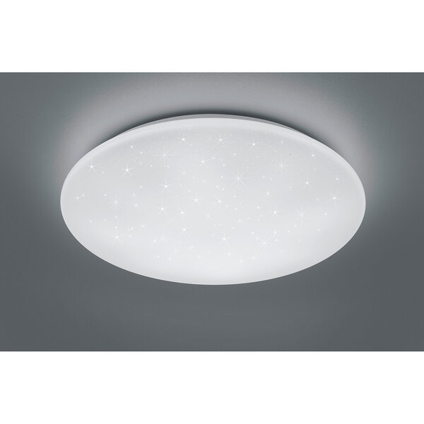 HLW LED LED Plafondlamp - Trion Ster - 27W - Aanpasbare Kleur - Dimbaar - Afstandsbediening - Sterlicht - Rond - Mat Wit - Kunststof HLW LED LED Plafondlamp - Trion Ster - 27W - Aanpasbare Kleur - Dimbaar - Afstandsbediening - Sterlicht - Rond - Mat Wit - Kunststof