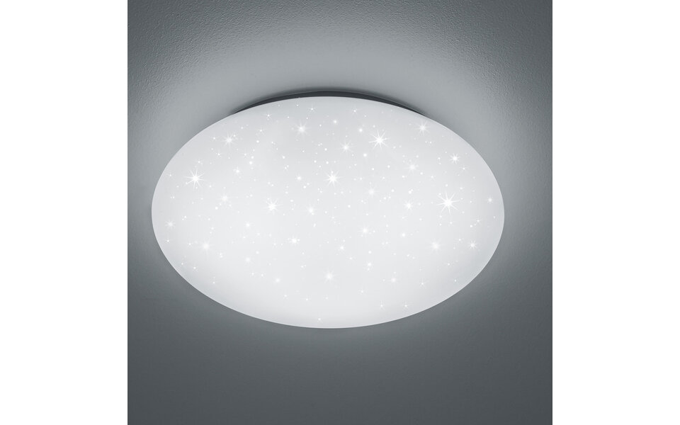 HLW LED LED Ceiling Light - Trion Luka Star - 18W - Adjustable Color - Dimmable - Remote Control - Round - Matte White HLW LED LED Ceiling Light - Trion Luka Star - 18W - Adjustable Color - Dimmable - Remote Control - Round - Matte White