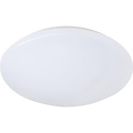 LED Ceiling Light - Bathroom Light - Trion Puta - Surface Mounted Round 12W - Splashproof IP44 - Warm White 3000K - Matte White Plastic
