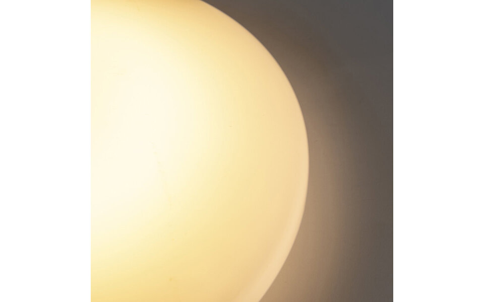 HLW LED LED Ceiling Light - Bathroom Light - Trion Puta - Surface Mounted Round 12W - Splashproof IP44 - Warm White 3000K - Matte White Plastic