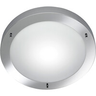 Trion Condi LED ceiling light Ø310 mm IP44 chrome E27 Trion Condi LED ceiling light Ø310 mm IP44 chrome E27