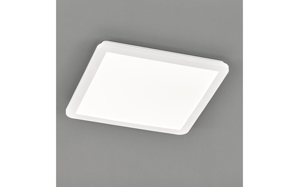 HLW LED LED Plafondlamp - Badkamerlamp - Trion Camy - Opbouw Vierkant 22W - Spatwaterdicht IP44 - Dimbaar - Warm Wit 3000K - Mat Wit HLW LED LED Plafondlamp - Badkamerlamp - Trion Camy - Opbouw Vierkant 22W - Spatwaterdicht IP44 - Dimbaar - Warm Wit 3000K - Mat Wit