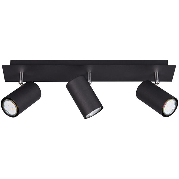 HLW LED LED Plafondspot - Trion Mary - GU10 Fitting - 3-lichts - Rechthoek - Mat Zwart - Aluminium HLW LED LED Plafondspot - Trion Mary - GU10 Fitting - 3-lichts - Rechthoek - Mat Zwart - Aluminium