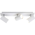 LED Plafondspot - Trion Mary - GU10 Fitting - 3-lichts - Rechthoek - Mat Wit - Aluminium LED Plafondspot - Trion Mary - GU10 Fitting - 3-lichts - Rechthoek - Mat Wit - Aluminium
