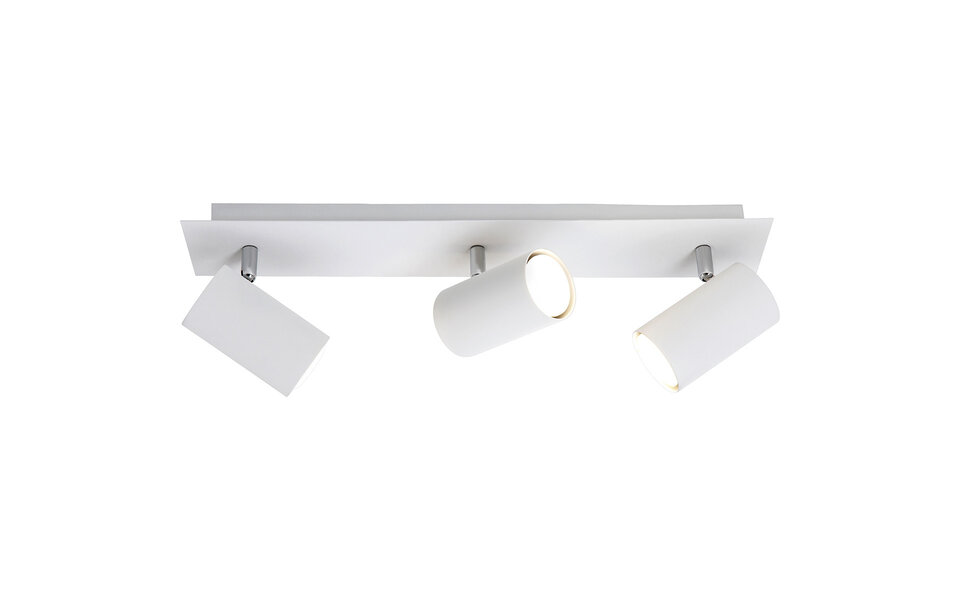 HLW LED LED Plafondspot - Trion Mary - GU10 Fitting - 3-lichts - Rechthoek - Mat Wit - Aluminium HLW LED LED Plafondspot - Trion Mary - GU10 Fitting - 3-lichts - Rechthoek - Mat Wit - Aluminium