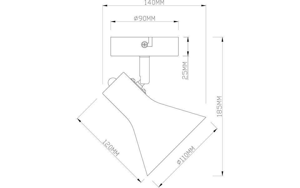 HLW LED LED Plafondspot - Trion Nana - E14 Fitting - 1-lichts - Rond - Mat Zwart/Goud - Aluminium HLW LED LED Plafondspot - Trion Nana - E14 Fitting - 1-lichts - Rond - Mat Zwart/Goud - Aluminium