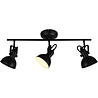 LED Plafondspot Trion Gini 3x E14 Mat Zwart Binnenverlichting