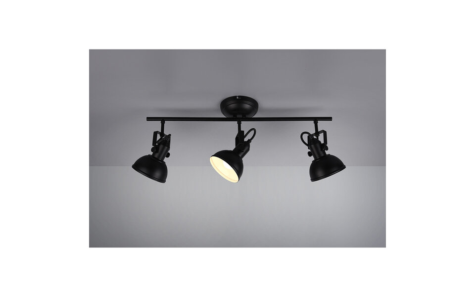 HLW LED LED Plafondspot - Trion Gini - E14 Fitting - 3-lichts - Rechthoek - Mat Zwart - Aluminium HLW LED LED Plafondspot - Trion Gini - E14 Fitting - 3-lichts - Rechthoek - Mat Zwart - Aluminium