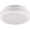 Ronde witte LED plafondlamp 30 cm diameter 12W 3000K warm wit licht IP54 geschikt voor badkamer