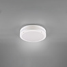 HLW LED LED Ceiling Lamp - Bathroom Lamp - Trion Keraly - Surface Mounted Round - Waterproof - 12W - Warm White 3000K - Matte White - Plastic
