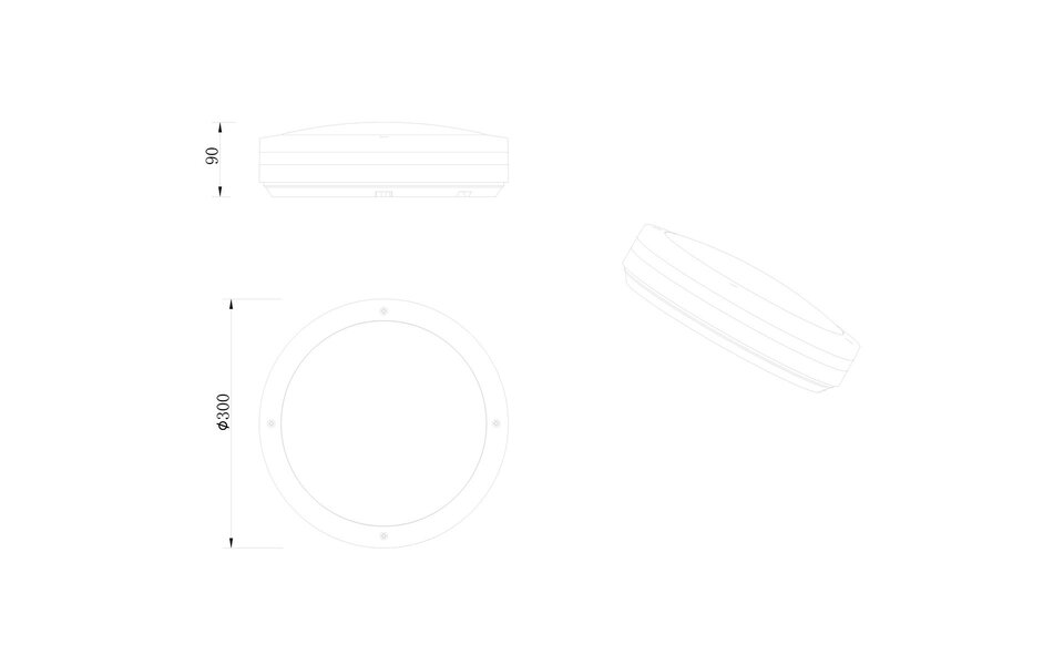HLW LED LED Plafondlamp - Badkamerlamp - Trion Keraly - Opbouw Rond - Waterdicht - 12W - Warm Wit 3000K - Mat Wit - Kunststof HLW LED LED Plafondlamp - Badkamerlamp - Trion Keraly - Opbouw Rond - Waterdicht - 12W - Warm Wit 3000K - Mat Wit - Kunststof