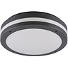 ronde mat antraciet LED plafondlamp 12W 1000 lumen 3000K IP54 geschikt voor vochtige ruimtes ronde mat antraciet LED plafondlamp 12W 1000 lumen 3000K IP54 geschikt voor vochtige ruimtes