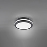 HLW LED LED Ceiling Light - Bathroom Light - Trion Keraly - Surface Mounted Round - Waterproof - 12W - Warm White 3000K - Matte Anthracite - Plastic HLW LED LED Ceiling Light - Bathroom Light - Trion Keraly - Surface Mounted Round - Waterproof - 12W - Warm White 3000K - Matte Anthracite - Plastic