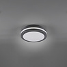 HLW LED LED Ceiling Light - Bathroom Light - Trion Keraly - Surface Mounted Round - Waterproof - 12W - Warm White 3000K - Matte Anthracite - Plastic HLW LED LED Ceiling Light - Bathroom Light - Trion Keraly - Surface Mounted Round - Waterproof - 12W - Warm White 3000K - Matte Anthracite - Plastic