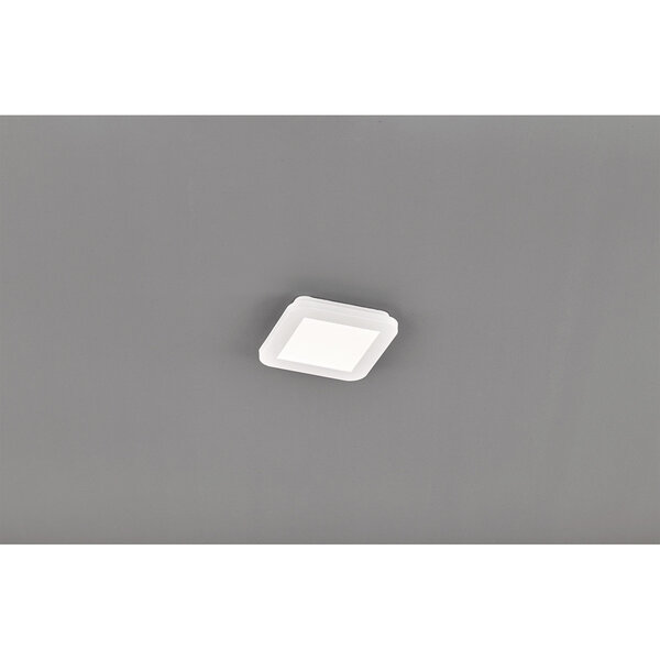 HLW LED LED Plafondlamp - Badkamerlamp - Trion Camy - Opbouw Vierkant 9W - Spatwaterdicht IP44 - Dimbaar - Warm Wit 3000K - Mat Wit HLW LED LED Plafondlamp - Badkamerlamp - Trion Camy - Opbouw Vierkant 9W - Spatwaterdicht IP44 - Dimbaar - Warm Wit 3000K - Mat Wit
