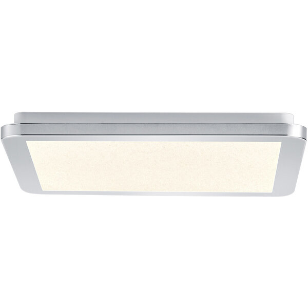 HLW LED LED Plafondlamp - Badkamerlamp - Trion Ceaniry - Opbouw Vierkant 18W - Spatwaterdicht IP44 - Dimbaar - Warm Wit 3000K - Glans Chroom HLW LED LED Plafondlamp - Badkamerlamp - Trion Ceaniry - Opbouw Vierkant 18W - Spatwaterdicht IP44 - Dimbaar - Warm Wit 3000K - Glans Chroom
