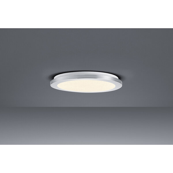 HLW LED LED Plafondlamp - Badkamerlamp - Trion Ceaniry - Opbouw Rond 15W - Spatwaterdicht IP44 - Dimbaar - Warm Wit 3000K - Glans Chroom HLW LED LED Plafondlamp - Badkamerlamp - Trion Ceaniry - Opbouw Rond 15W - Spatwaterdicht IP44 - Dimbaar - Warm Wit 3000K - Glans Chroom