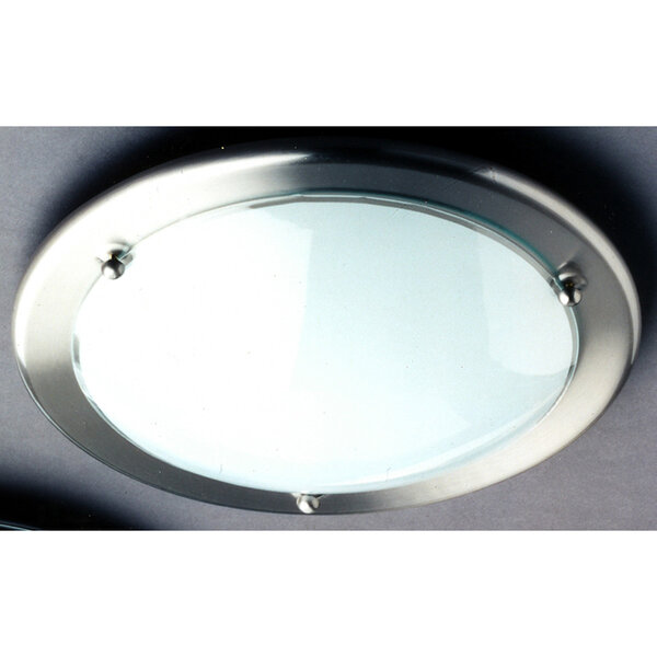 HLW LED LED Plafondlamp - Plafondverlichting - Trion Primy - E27 Fitting - Rond - Mat Nikkel - Aluminium HLW LED LED Plafondlamp - Plafondverlichting - Trion Primy - E27 Fitting - Rond - Mat Nikkel - Aluminium