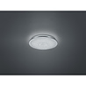HLW LED LED ceiling light - Trion Osirina - 30W - Adjustable color - Dimmable - Remote control - Round - Gloss chrome - Plastic
