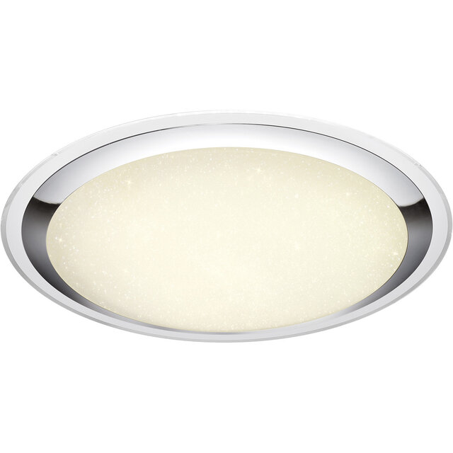 HLW LED LED Plafondlamp - Trion Mikany - 95W - Aanpasbare Kleur - Dimbaar - Afstandsbediening - Rond - Mat Wit