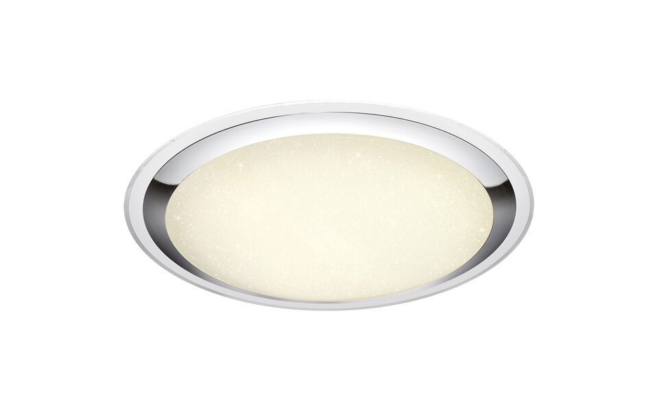 HLW LED LED Plafondlamp - Trion Mikany - 95W - Aanpasbare Kleur - Dimbaar - Afstandsbediening - Rond - Mat Wit