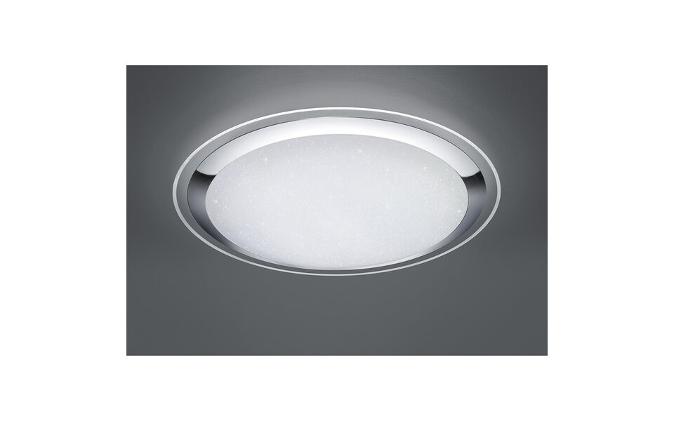 HLW LED LED Ceiling Light - Trion Mikany - 95W - Adjustable Color - Dimmable - Remote Control - Round - Matte White HLW LED LED Ceiling Light - Trion Mikany - 95W - Adjustable Color - Dimmable - Remote Control - Round - Matte White