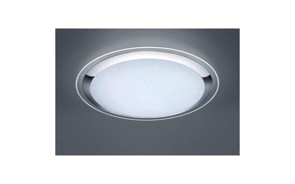 HLW LED LED Ceiling Light - Trion Mikany - 95W - Adjustable Color - Dimmable - Remote Control - Round - Matte White HLW LED LED Ceiling Light - Trion Mikany - 95W - Adjustable Color - Dimmable - Remote Control - Round - Matte White