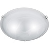 Adirona XL LED plafondlamp Ø400 mm mat nikkel 2x E27