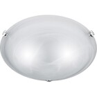 HLW LED LED Ceiling Light - Ceiling Lighting - Trion Adirona XL - E27 Fitting - Round - Matte Nickel - Aluminum
