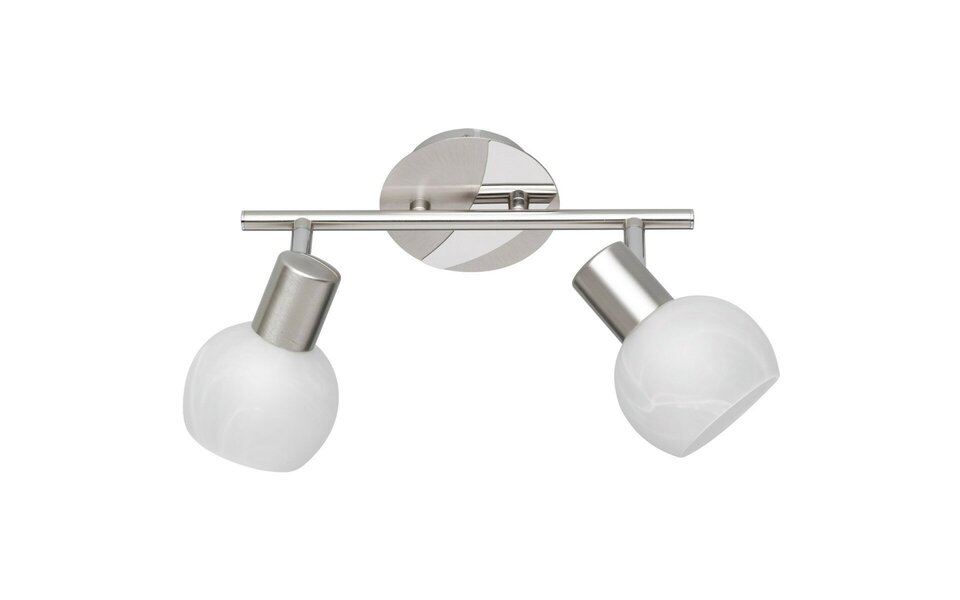 HLW LED LED Ceiling Spotlight - Trion Besina - E14 Fitting - 2-light - Round - Matte Nickel - Aluminum