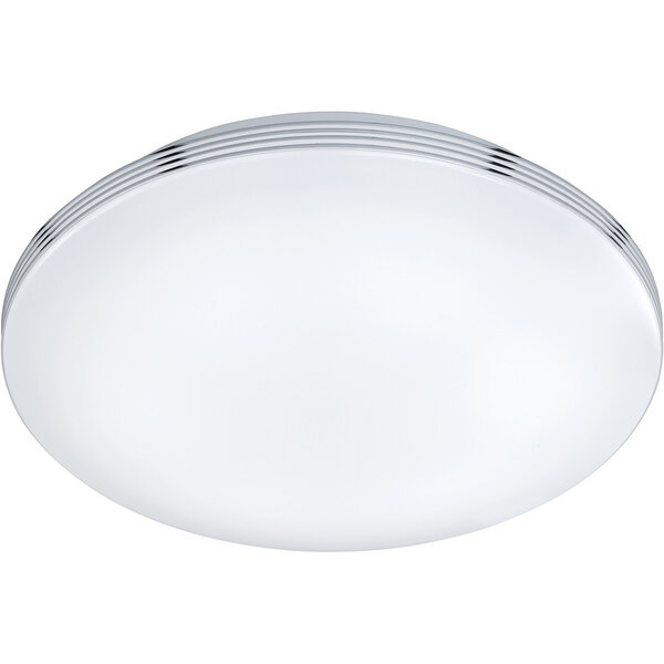 HLW LED LED Plafondlamp - Badkamerlamp - Trion Apity - Opbouw Rond 24W - Spatwaterdicht IP44 - Dimbaar - Warm Wit 3000K - Glans Chroom - Aluminium HLW LED LED Plafondlamp - Badkamerlamp - Trion Apity - Opbouw Rond 24W - Spatwaterdicht IP44 - Dimbaar - Warm Wit 3000K - Glans Chroom - Aluminium