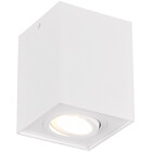 HLW LED LED Plafondspot - Trion Bisqy - GU10 Fitting - 1-lichts - Vierkant - Mat Wit - Aluminium