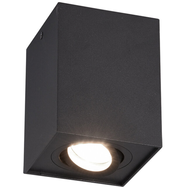 LED Plafondspot Trion Bisqy GU10 Mat Zwart Verstelbaar Binnenverlichting LED Plafondspot Trion Bisqy GU10 Mat Zwart Verstelbaar Binnenverlichting