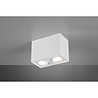 HLW LED LED Ceiling Spotlight - Trion Bisqy - GU10 Fitting - 2-light - Rectangular - Matt White - Aluminum HLW LED LED Ceiling Spotlight - Trion Bisqy - GU10 Fitting - 2-light - Rectangular - Matt White - Aluminum